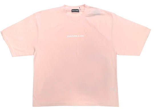  Cultura T-shirt Address Milano Boxy Rosa Uomo