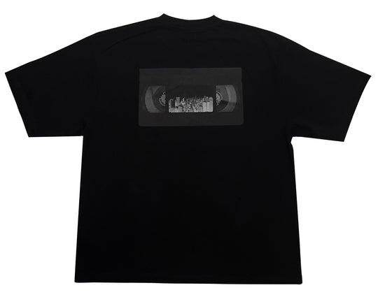  Cultura T-shirt Vhs Australia Over Nero Uomo