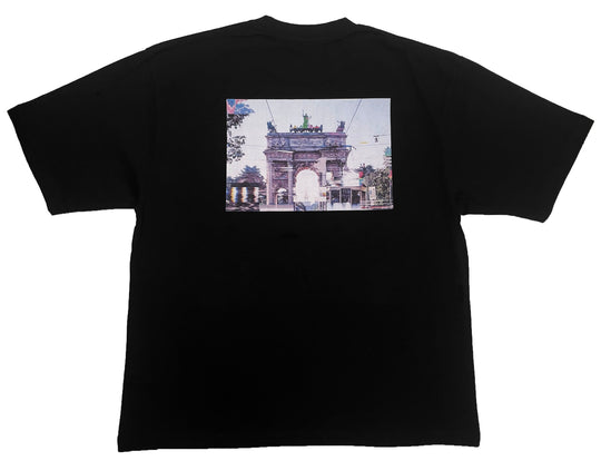  Cultura T-shirt Vhs Milano Over Nero Uomo