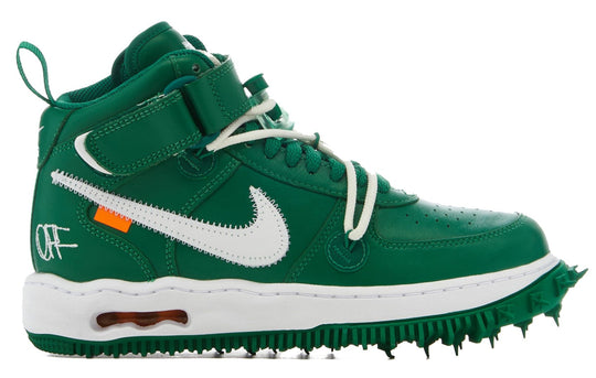  Nike Scarpe Air Force 1 Mid Off-white Pine Green Uomo Verde
