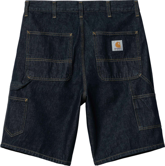  Carhartt Wip Short Single Knee Blue Rinsed Uomo