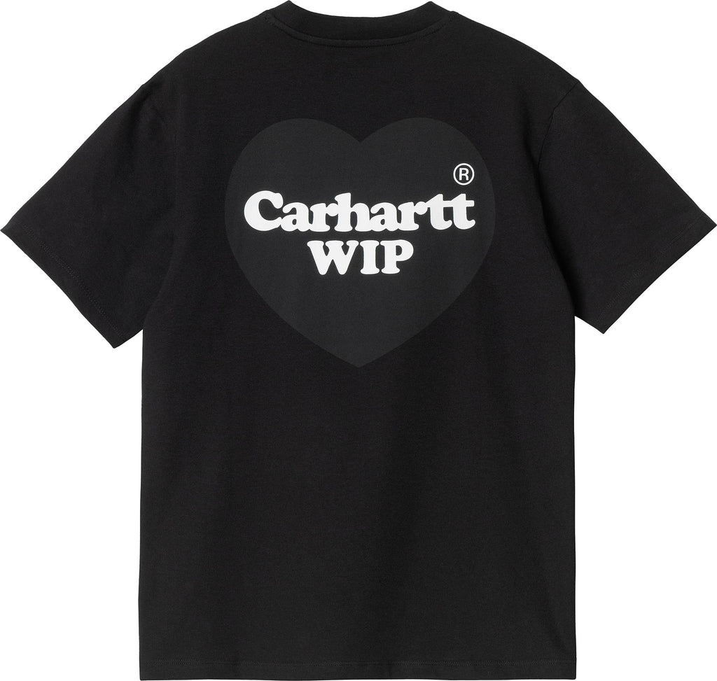  Carhartt Wip T-shirt W S/s Double Heart Tee Black Nero Donna - 1