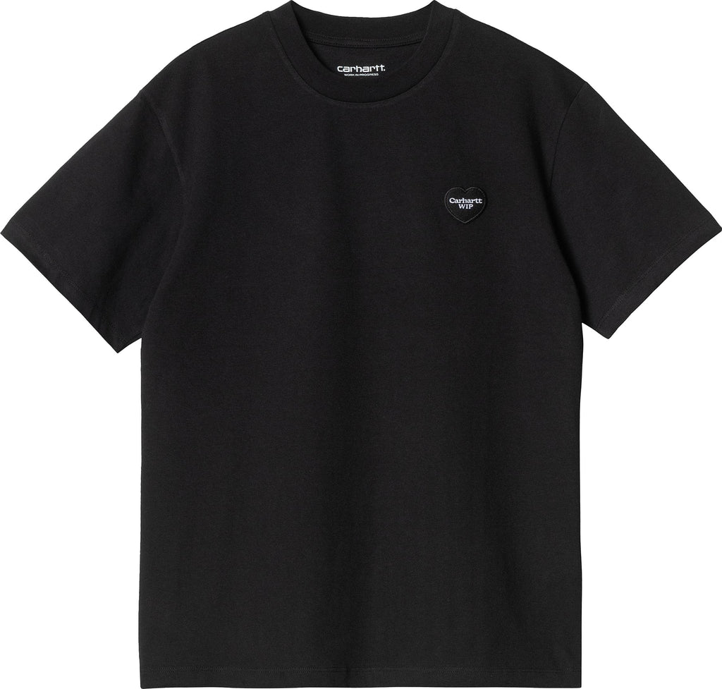  Carhartt Wip T-shirt W S/s Double Heart Tee Black Nero Donna - 2