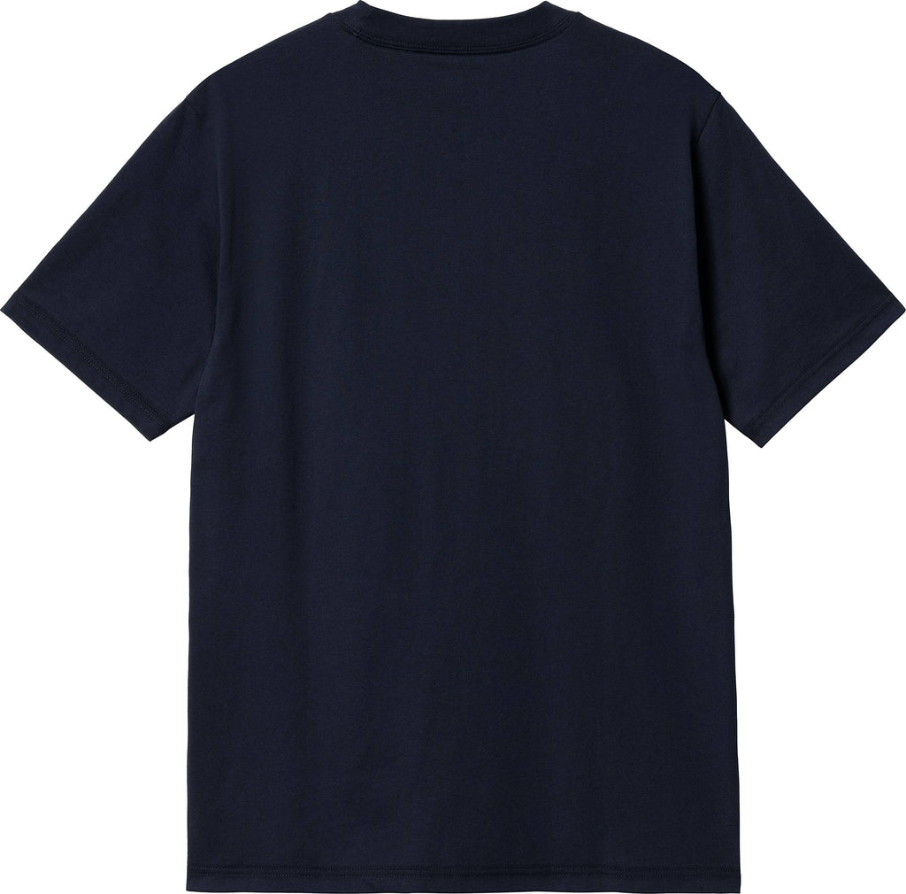  Carhartt Wip T-shirt S/s Liquid Script Tee Blue Uomo - 2