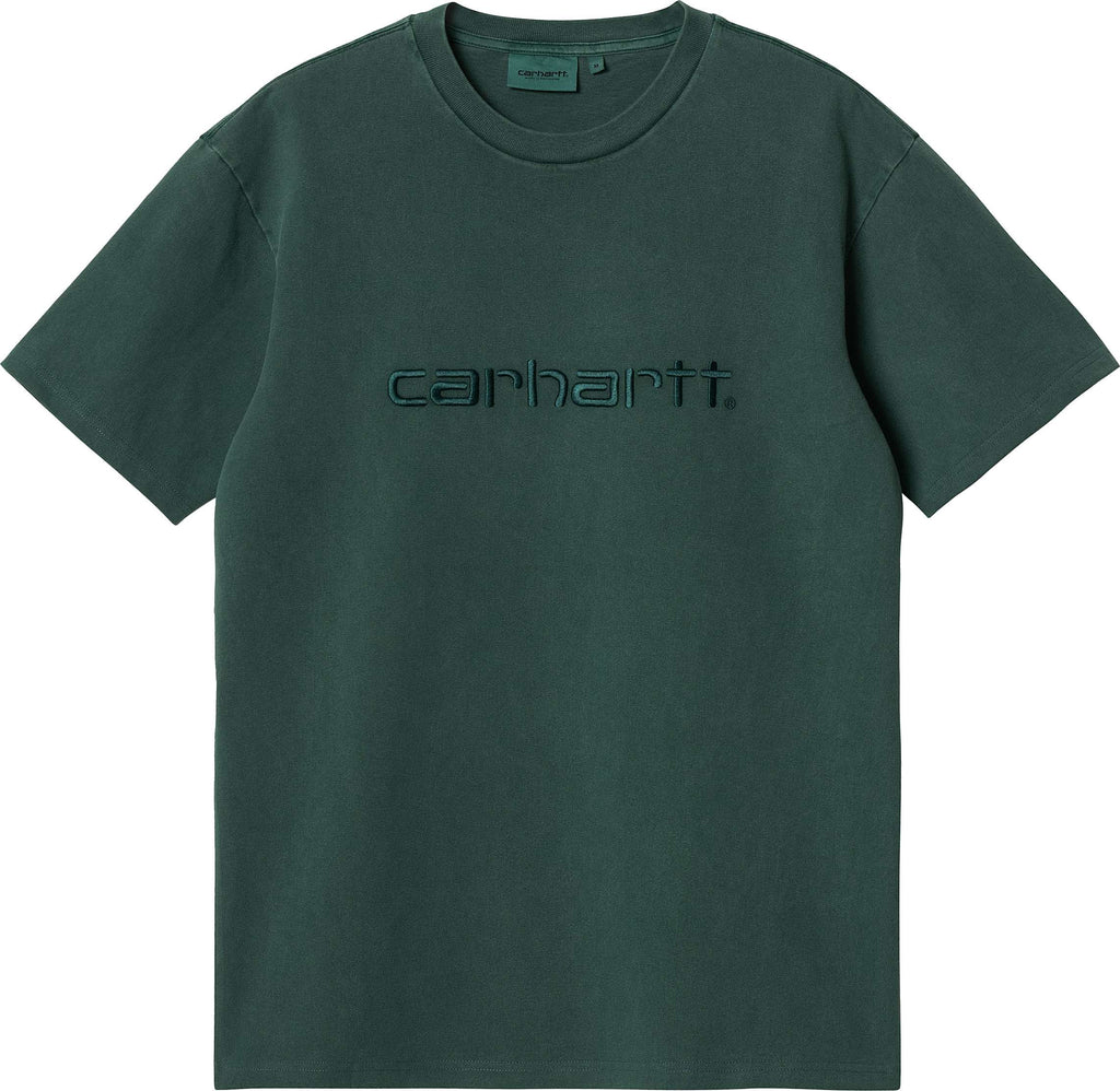  Carhartt Wip T-shirt S/s Duster Tee Discovery Green Garment Dyed Verde Uomo - 1