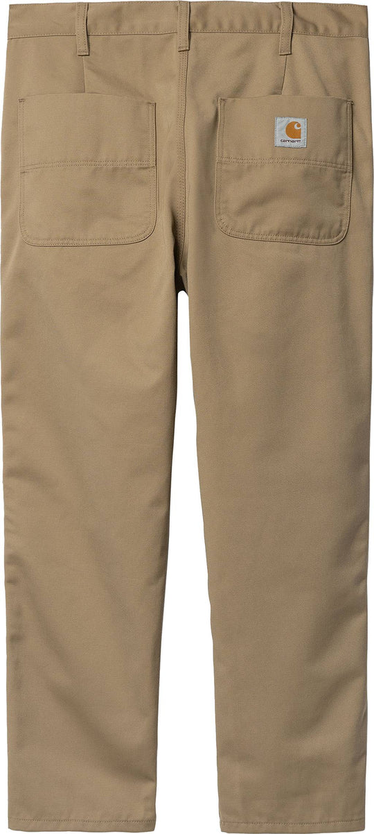  Carhartt Wip Pantalone Abbott Pant Leather Stone Washed Uomo Beige