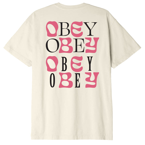 Obey t-shirt Either Or Organic Tee sago