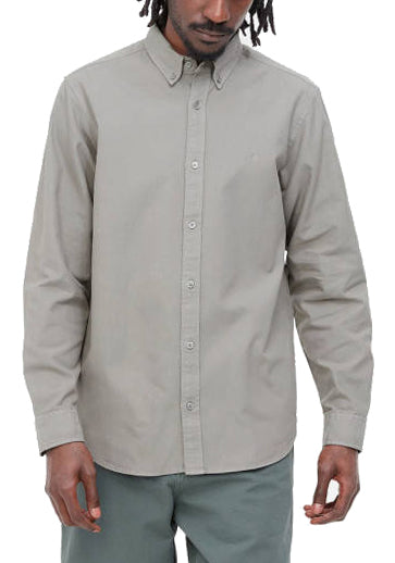  Carhartt Wip Camicia L/s Madison Shirt Marengo Grigio Uomo - 4