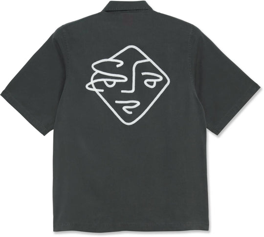  Polar Skate Co. Camicia Diamond Face Bow Ling Shirt Graphite Uomo Grigio