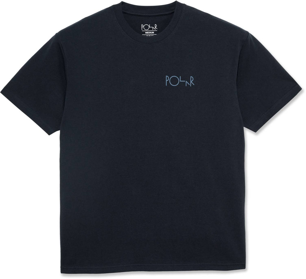  Polar Skate Co. T-shirt Stroke Logo Tee Navy Blue Uomo - 2