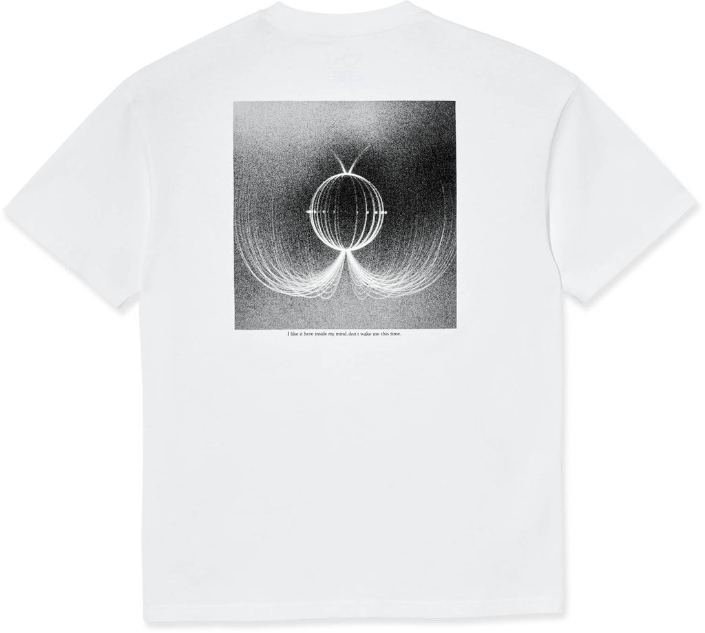  Polar Skate Co. T-shirt Magnetic Field Tee White Bianco Uomo - 2