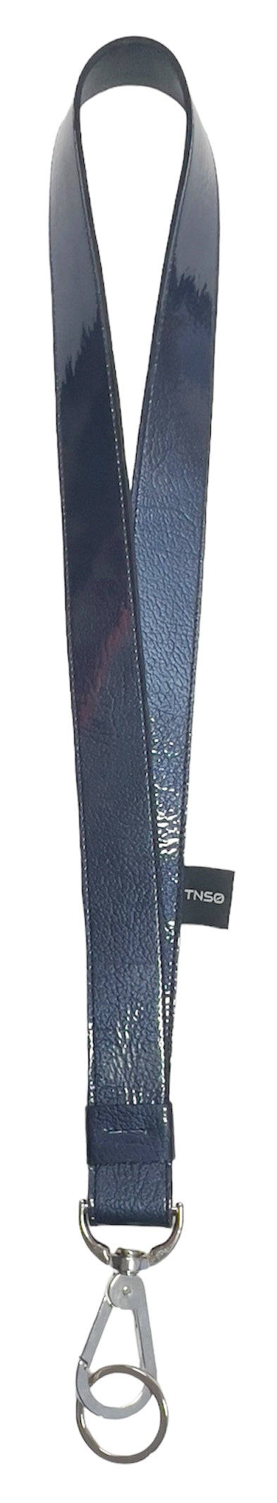 TNSO portachiavi Leather Lanyard Limited Edition metal deep blue