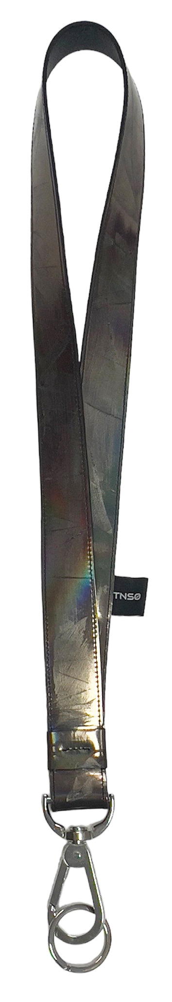  Tnso Portachiavi Leather Lanyard Limited Edition Metal Uomo Blue