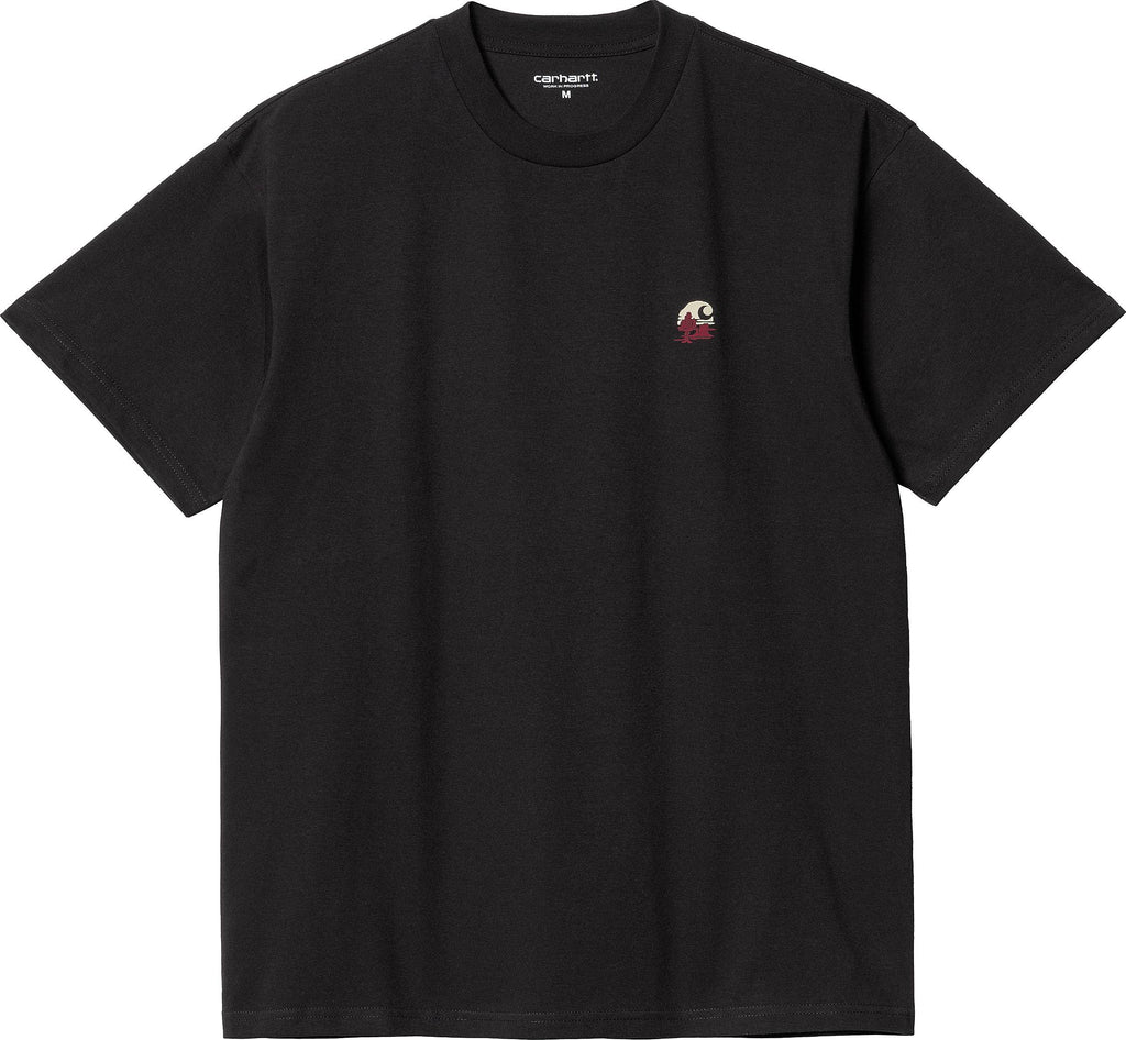  Carhartt Wip T-shirt Ss Big Buck Tee Black Nero Uomo - 2