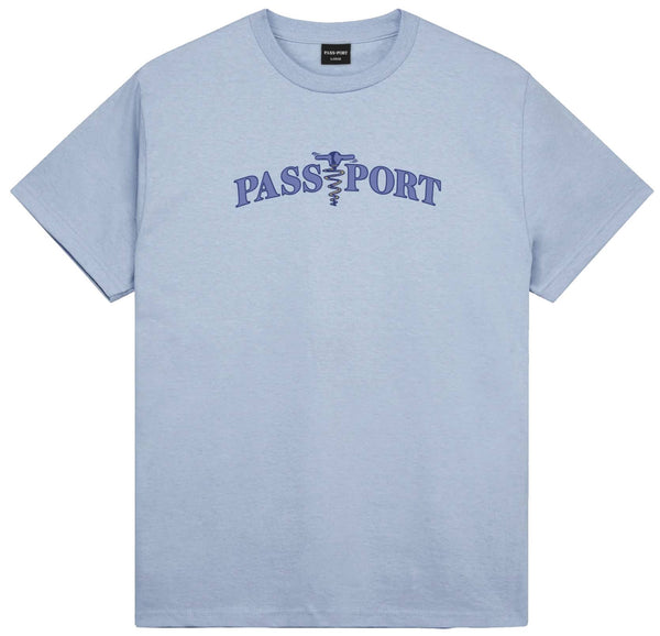 Pass-Port t-shirt Corkscrew tee stonewash blue