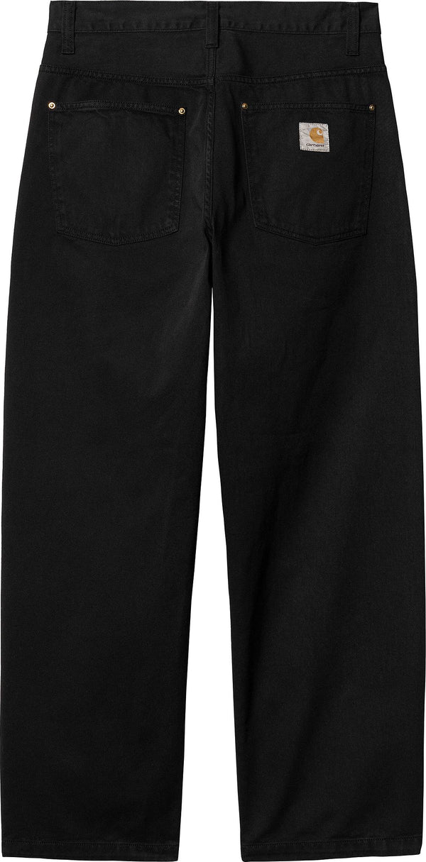 Carhartt WIP pantaloni Derby pant black garment dyed