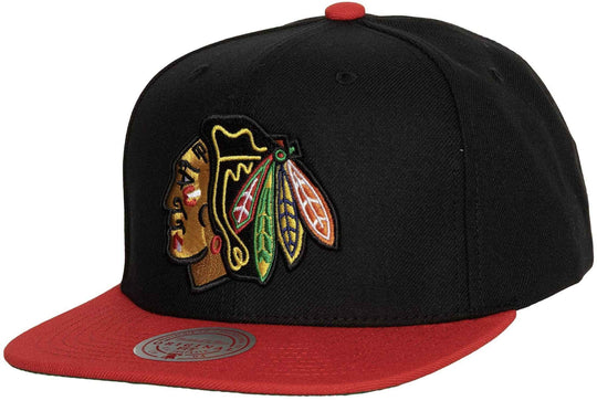  Mitchell & Ness Cappello Team 2 Tone 2.0 Snapback Chicago Blackhawks Mitchell E Ness Uomo Nero