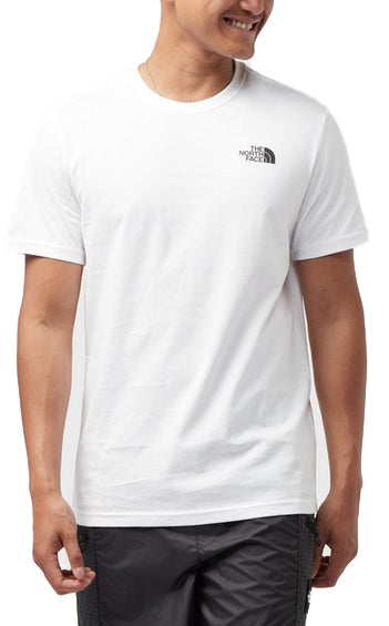  The North Face T-shirt Ss Redbox Tee White Supersonic Bianco Uomo - 2
