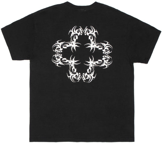  Lovely Death Dreams T-shirt Deadly Cross Tee Black Uomo Nero