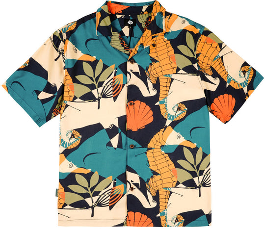  Magenta Skateboards Camicia Deep Shirt Dark Navy Uomo Multicolore