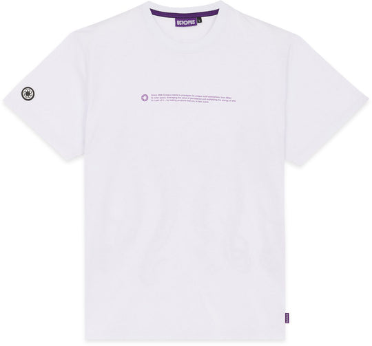  Octopus T-shirt Outline Logo Tee White Uomo Bianco