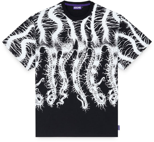  Octopus T-shirt Roots Tee Black Uomo Nero