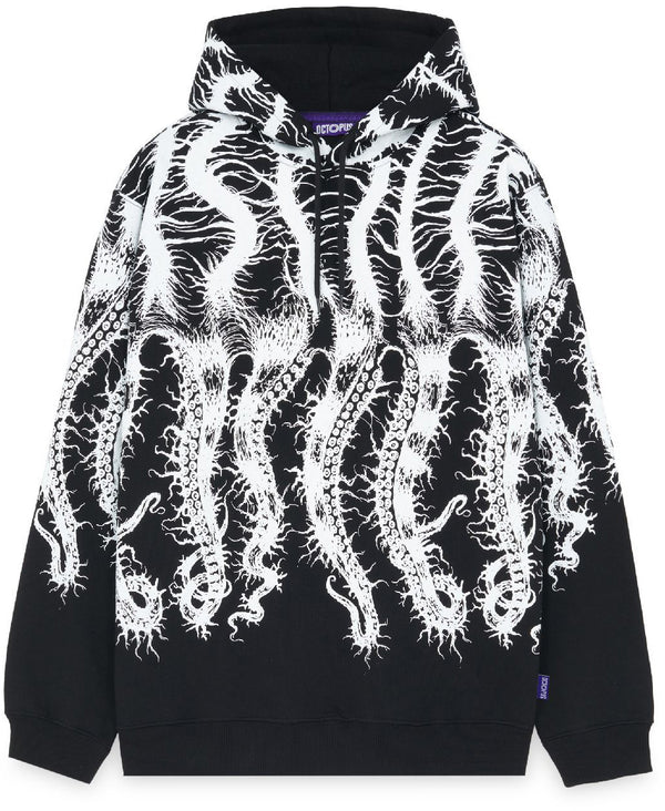 Octopus felpa Octopus Roots Hoodie balck