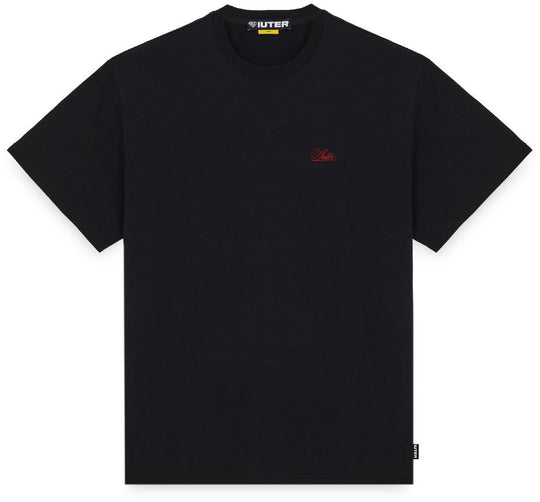  Iuter T-shirt Century Tee Black Uomo Nero