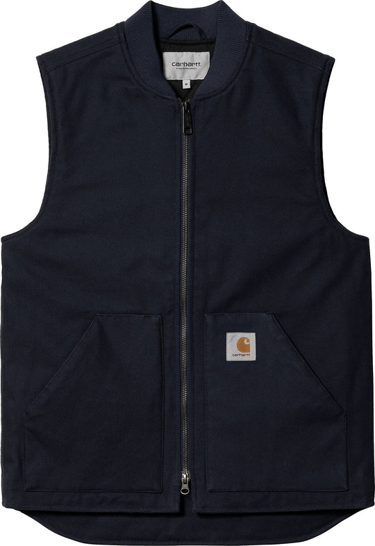  Carhartt Wip Gilet Classic Vest Blue Rigid Uomo