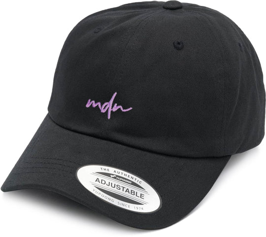  Mdn Cappello Authentic Cap Black Lilac Uomo Nero
