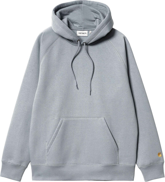  Carhartt Wip Felpa Hooded Chase Sweat Mirror Uomo Grigio