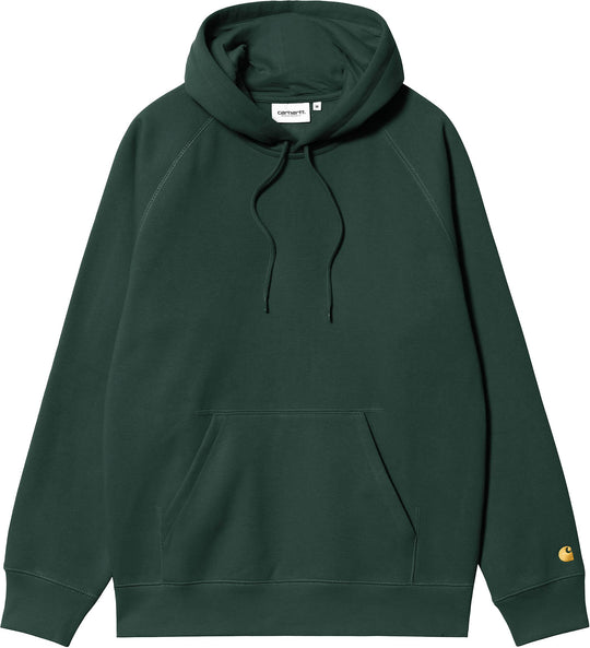  Carhartt Wip Felpa Hooded Chase Sweat Discovery Green Uomo Verde