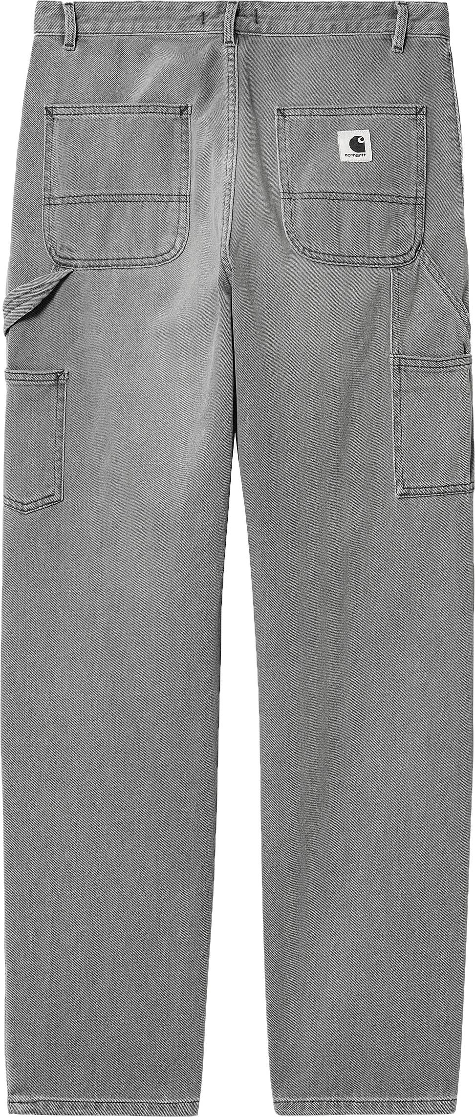  Carhartt Wip Pantaloni Jeans W' Pierce Pant Black Light Stone Grigio Donna - 1