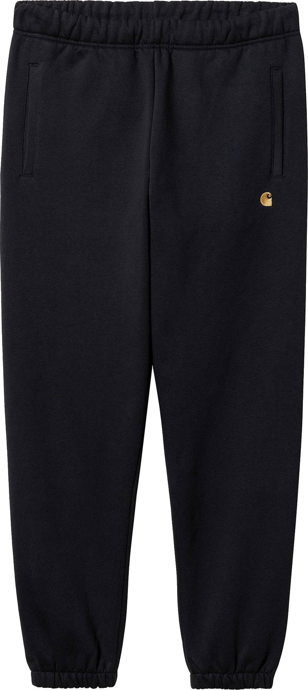 Carhartt Wip pantaloni Chase Sweat Pant dark navy