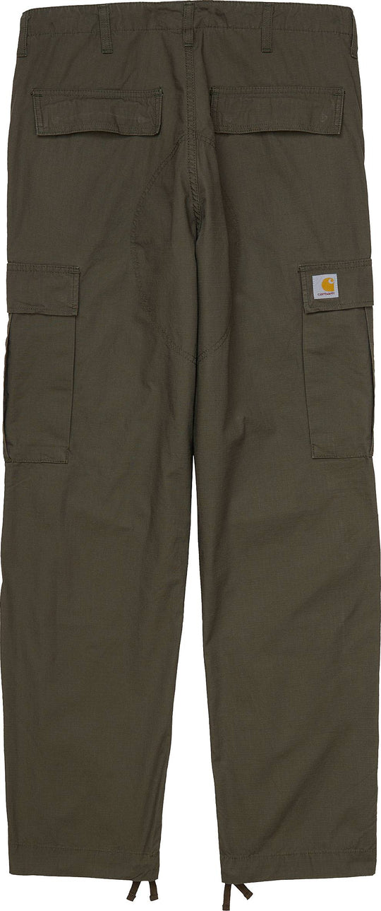  Carhartt Wip Pantalone Regular Cargo Pant Cypress Rinsed Uomo Verde
