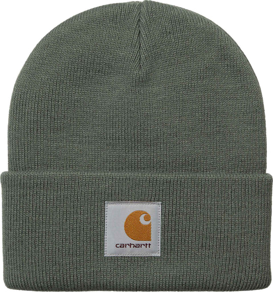  Carhartt Wip Cuffia Short Watch Hat Smoke Green Uomo Verde