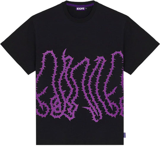  Octopus T-shirt Thorns Tee Black Uomo Nero