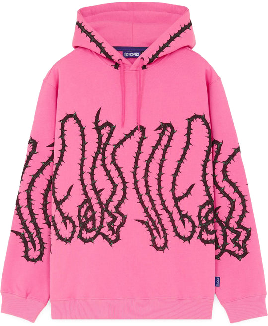  Octopus Felpa Thorns Hoodie Pink Uomo Rosa