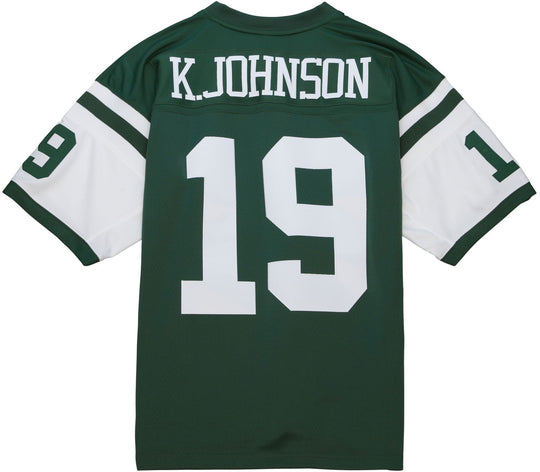  Mitchell & Ness T-shirt Nfl Alternate Jersey Keyshawn Johnson New York Jets Mitchell E Ness Uomo Verde