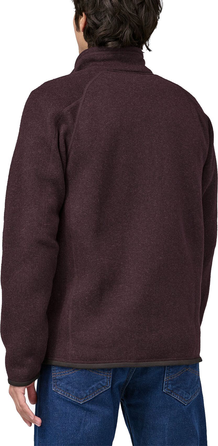 Patagonia Felpa Men's Better Sweater Fleece Jacket Obsidian Plum Bordeaux Uomo - 3