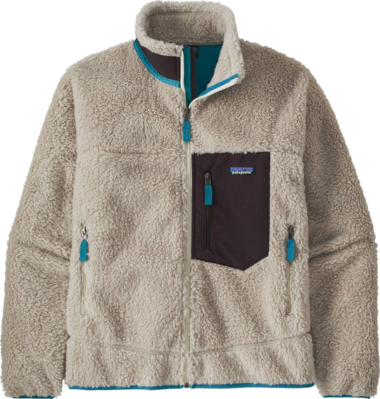  Patagonia Giacca Men's Classic Retro-x Fleece Jacket Natural Obsidian Plum Uomo Beige