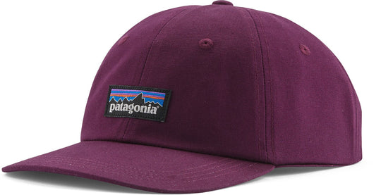  Patagonia Cappello P-6 Label Trad Cap Night Plum Uomo Bordeaux
