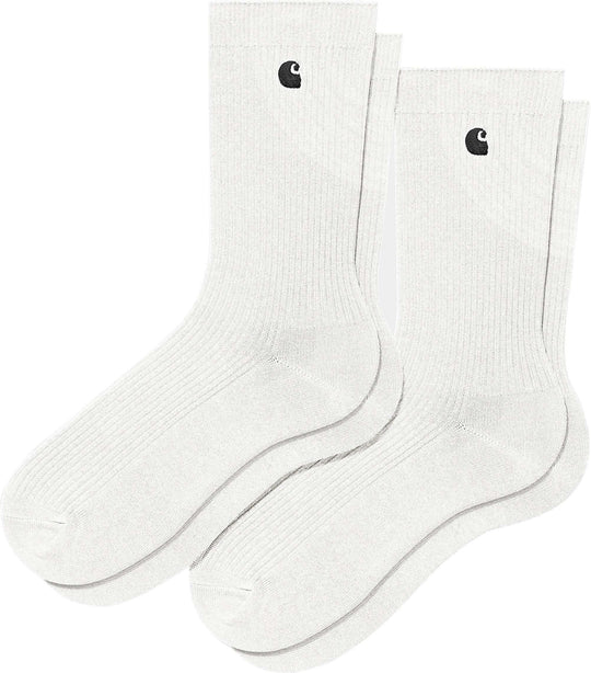  Carhartt Wip Calze Madison Pack Socks Plant White Uomo Bianco