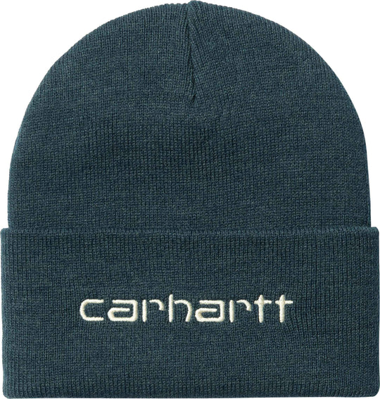  Carhartt Wip Cuffia Script Beanie Squid Salt Special_unisex Blue