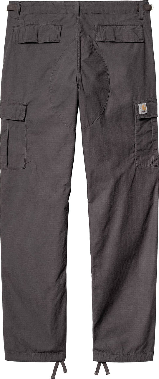  Carhartt Wip Pantaloni Aviation Pant Leather Blacksmith Rinsed Uomo Grigio