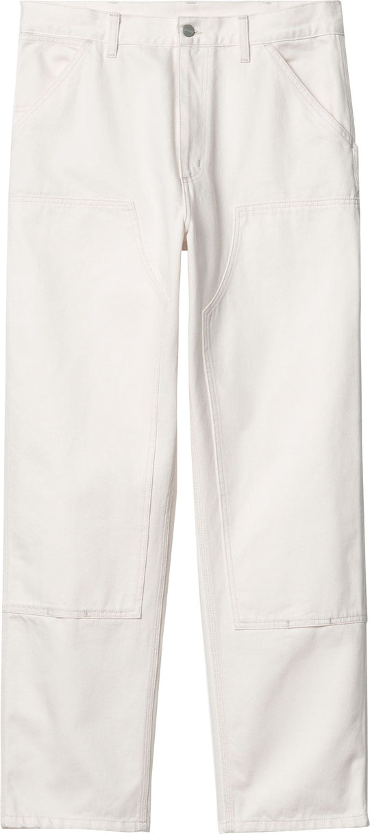  Carhartt Wip Jeans Double Knee Pant White Rinsed Uomo Bianco
