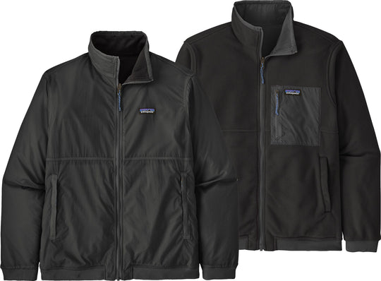  Patagonia Giacca Men's Reversible Shelled Microdini Jacket Forge Grey Uomo Grigio