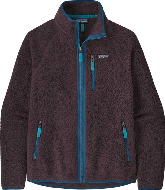  Patagonia Giacca Men's Retro Pile Fleece Jacket Obsidian Plum Uomo Bordeaux
