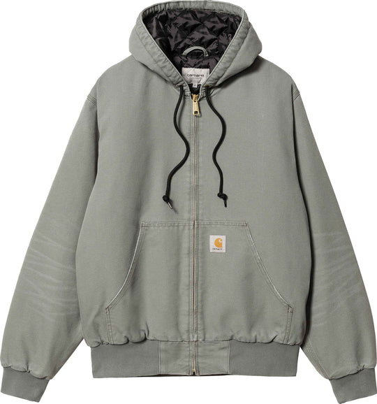  Carhartt Wip Giacca Og Active Jacket Smoke Green Aged Canvas Uomo Grigio
