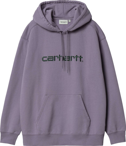  Carhartt Wip Felpa W Hooded Carhartt Sweatshirt Glassy Purple Donna Viola